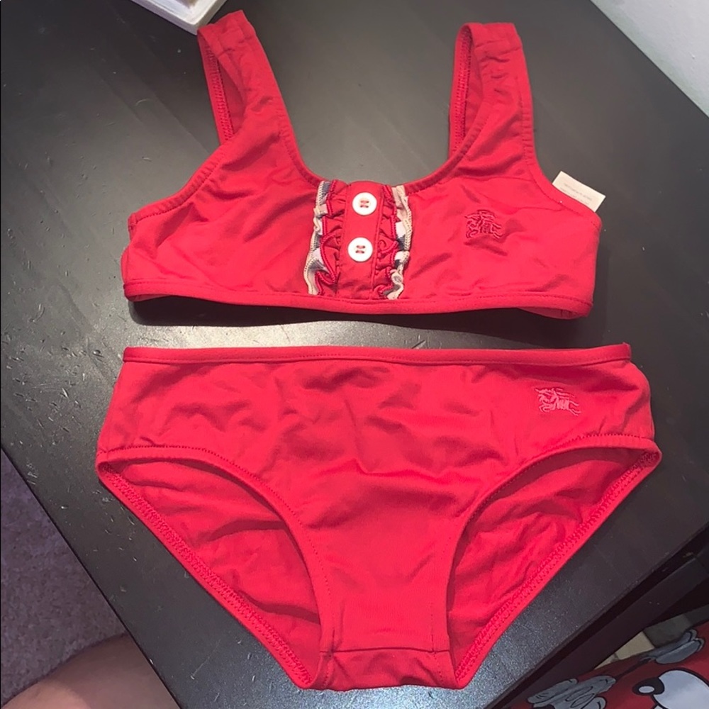 Burberry 2 piece swim suit